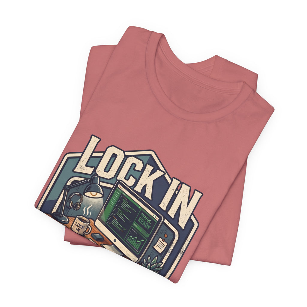 Work Flow T-Shirt | Start Your Day T-Shirt | Hustle T-Shirt | Lock In Status Ready Unisex Heavy Cotton Graphic Tee