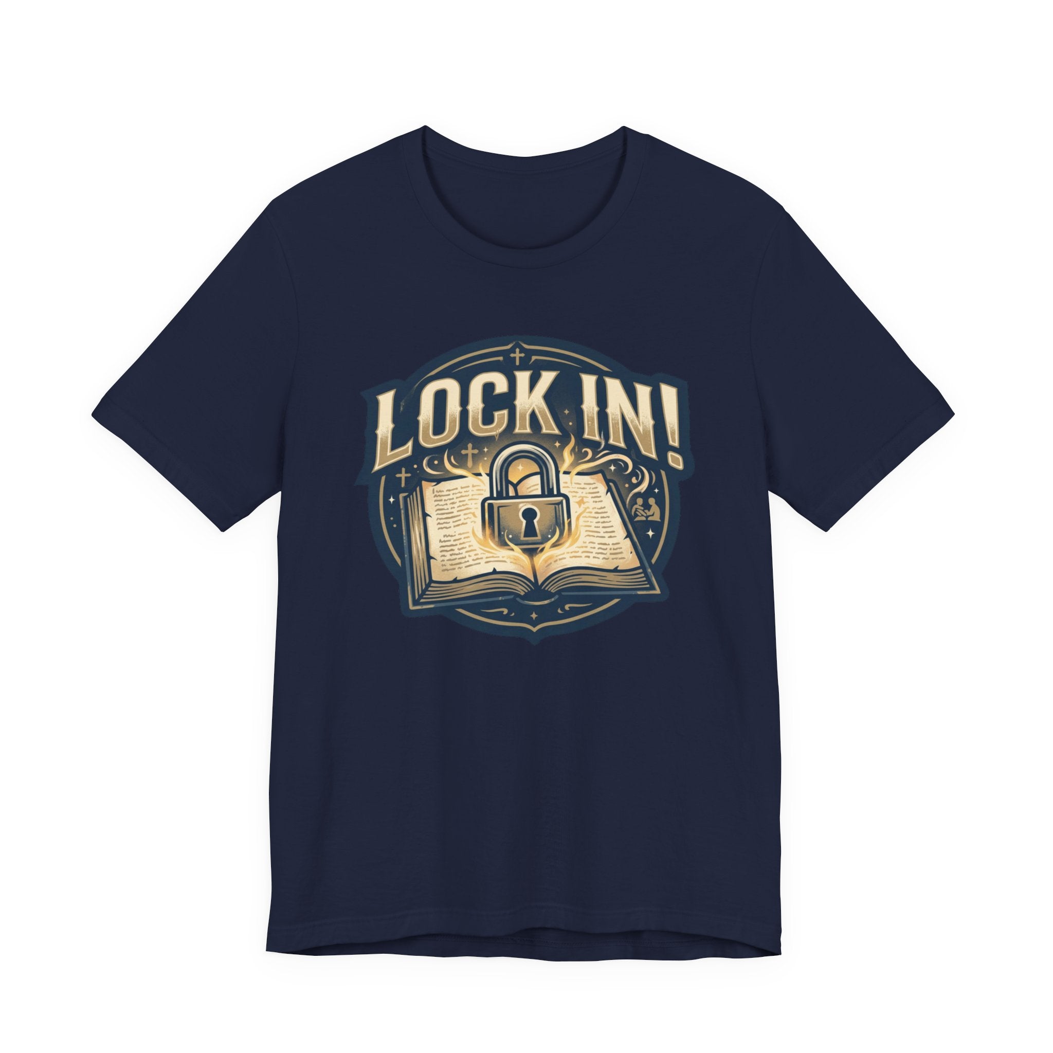 Lock In Bible Study T-Shirt | Christian Faith Tee | Motivational Scripture Shirt Unisex