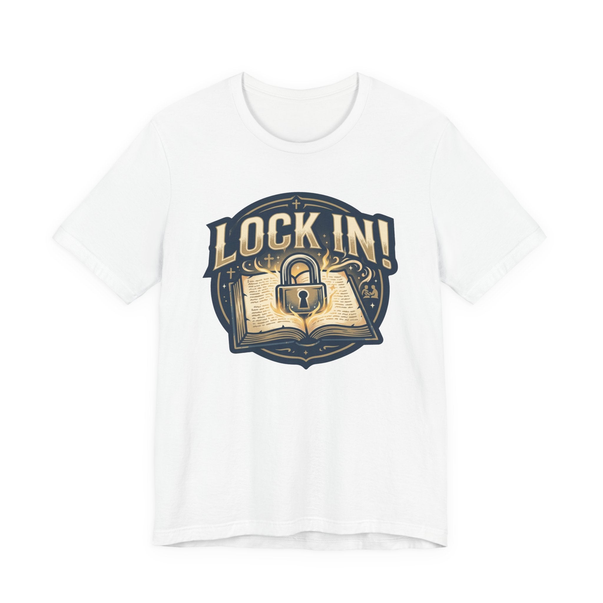 Lock In Bible Study T-Shirt | Christian Faith Tee | Motivational Scripture Shirt Unisex