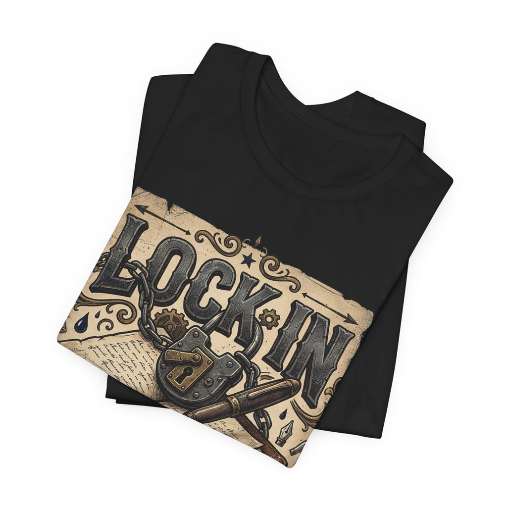Vintage Journal T-Shirt | Book Lover Tee | Writer Shirt | Lock In Life | Unisex Heavy Cotton Graphic Tee
