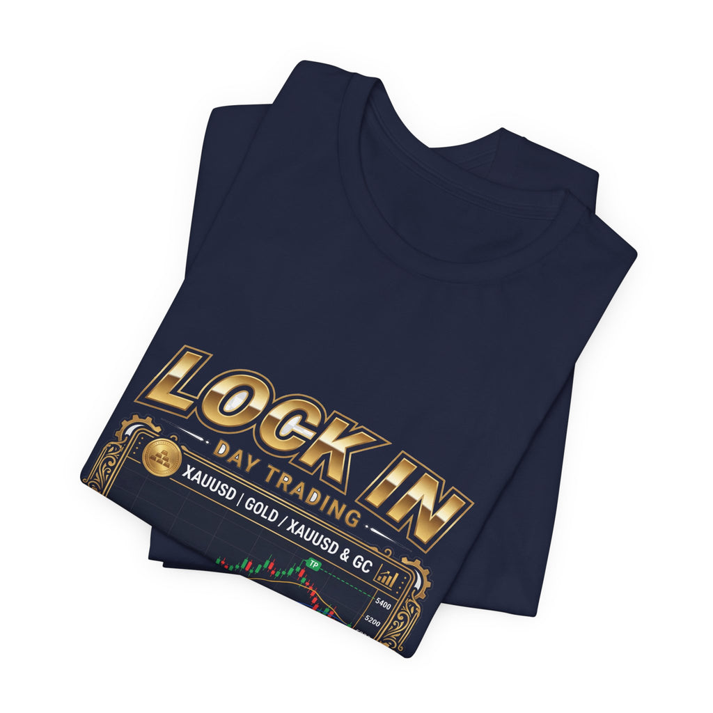 Lock In Day Trading T-Shirt | XAUUSD Gold Spot Futures Tee | Trader Gift Unisex