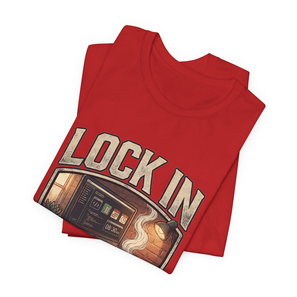 Work Flow T-Shirt | Start Your Day T-Shirt | Hustle T-Shirt | Lock In Unisex Heavy Cotton Graphic Tee