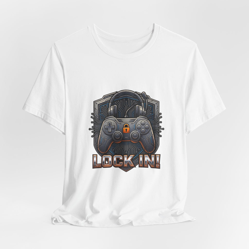 Lock In Life | Gamer Controller Tee | Gaming Graphic T-Shirt | Unisex Bella Canvas Tee