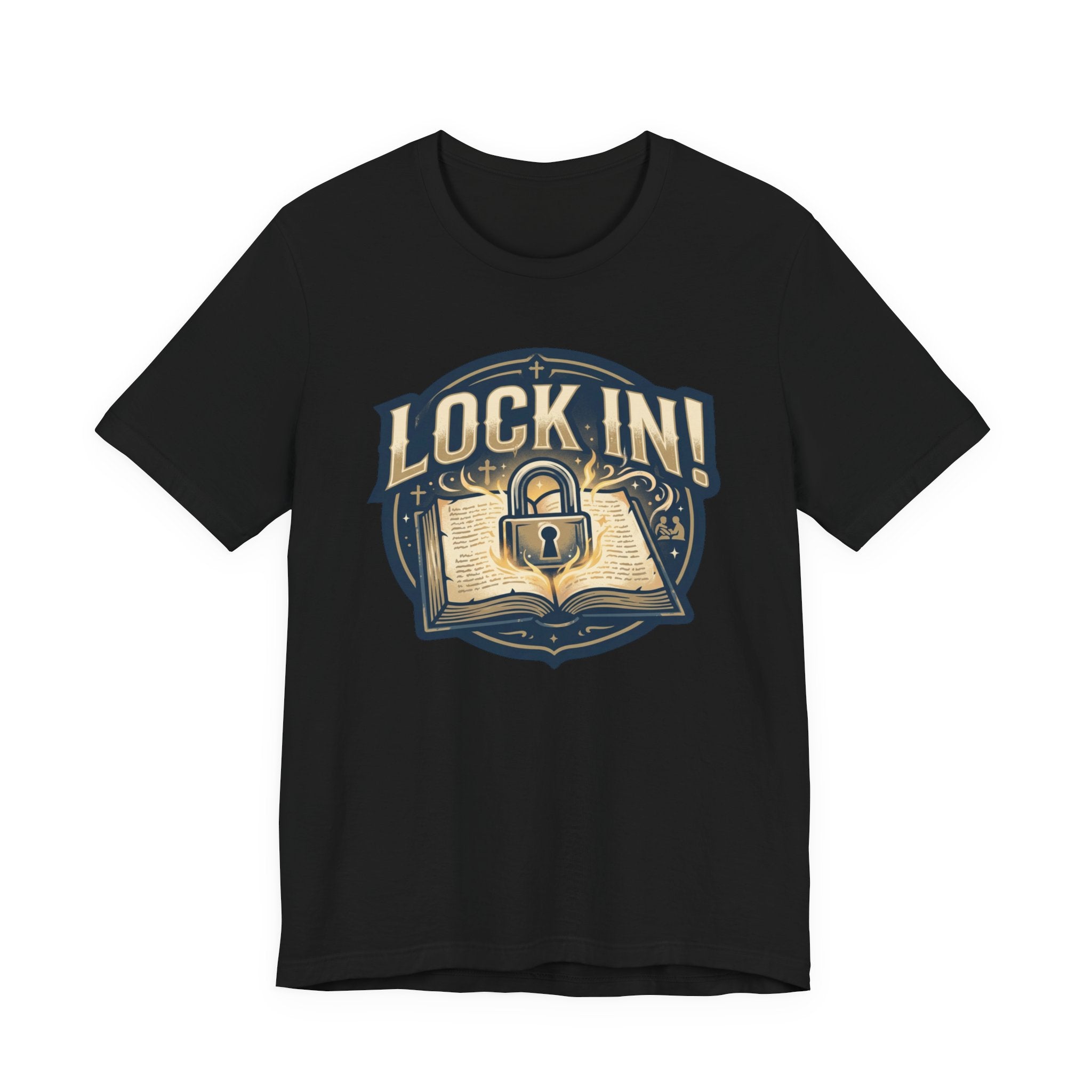 Lock In Bible Study T-Shirt | Christian Faith Tee | Motivational Scripture Shirt Unisex
