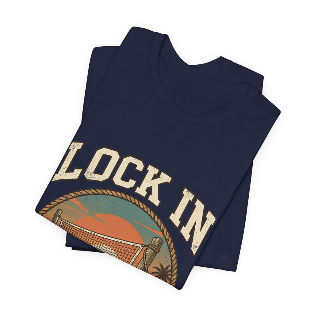 Beach Tennis T-Shirt | Vintage Rope Circle | Lock In | Unisex Paddle Tee
