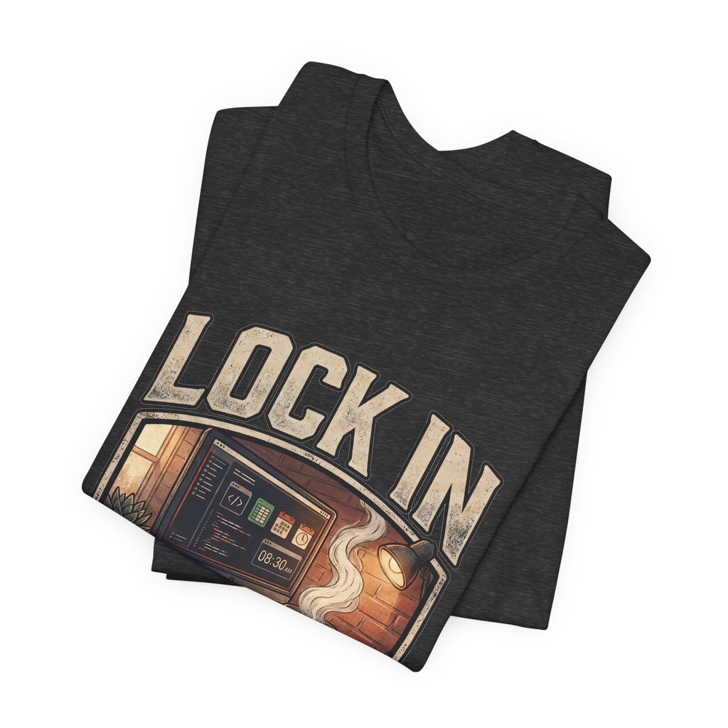 Work Flow T-Shirt | Start Your Day T-Shirt | Hustle T-Shirt | Lock In Unisex Heavy Cotton Graphic Tee