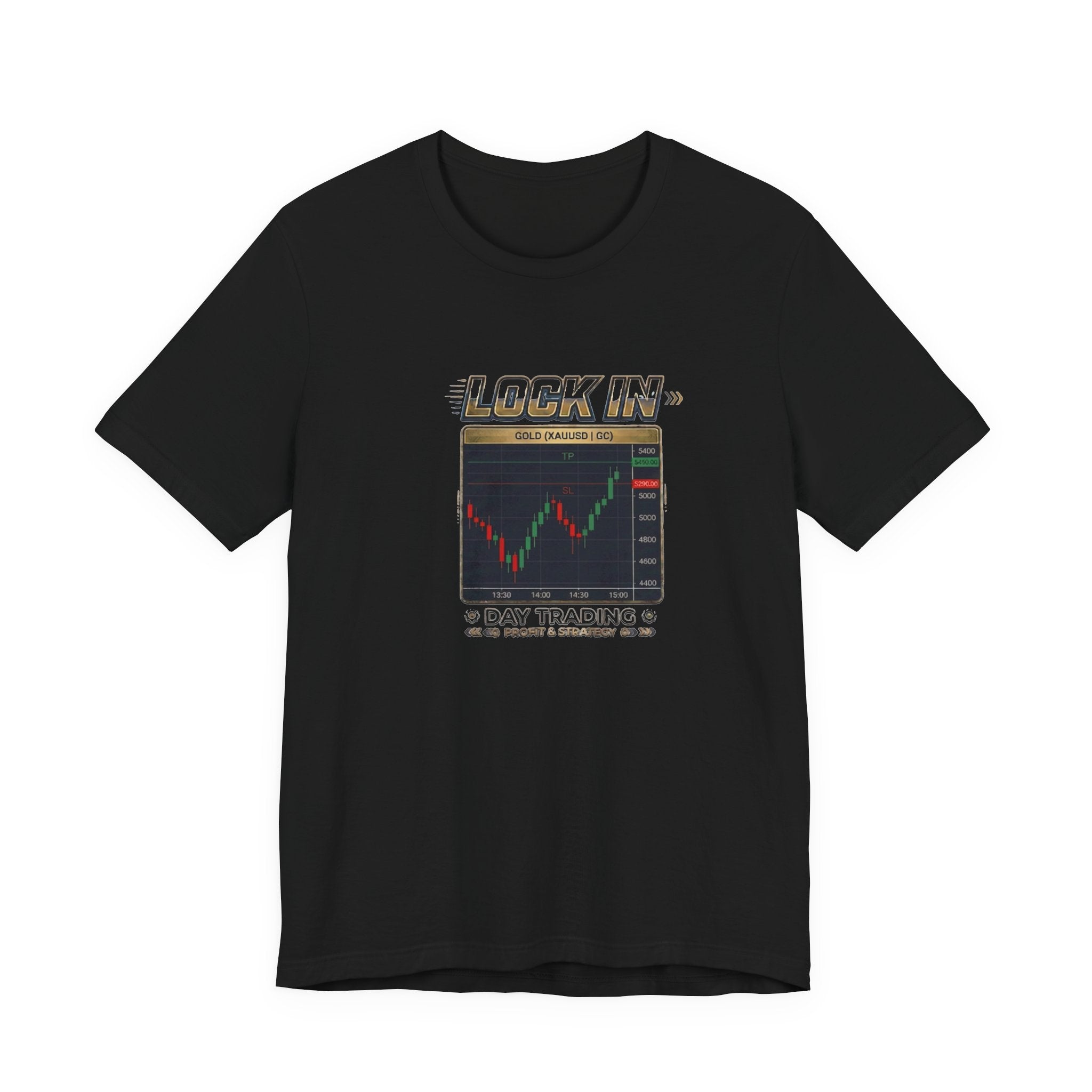 Day Trading T-Shirt | Profit and Strategy | Gold XAUUSD Trader Tee | Unisex Gift