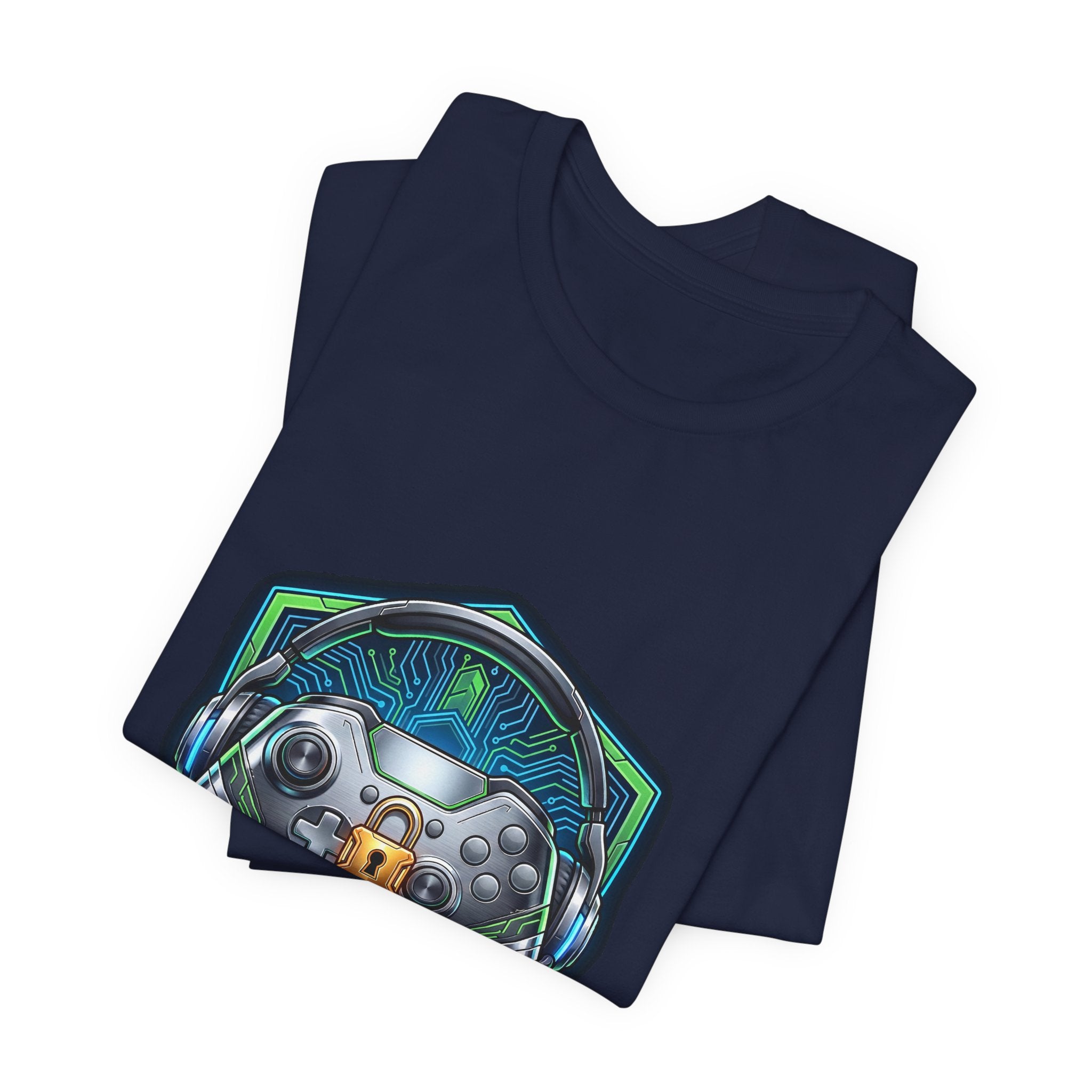 Lock In Life | Cyberpunk Gaming Tee | Gamer Controller Shirt | Unisex Bella Canvas T-Shirt