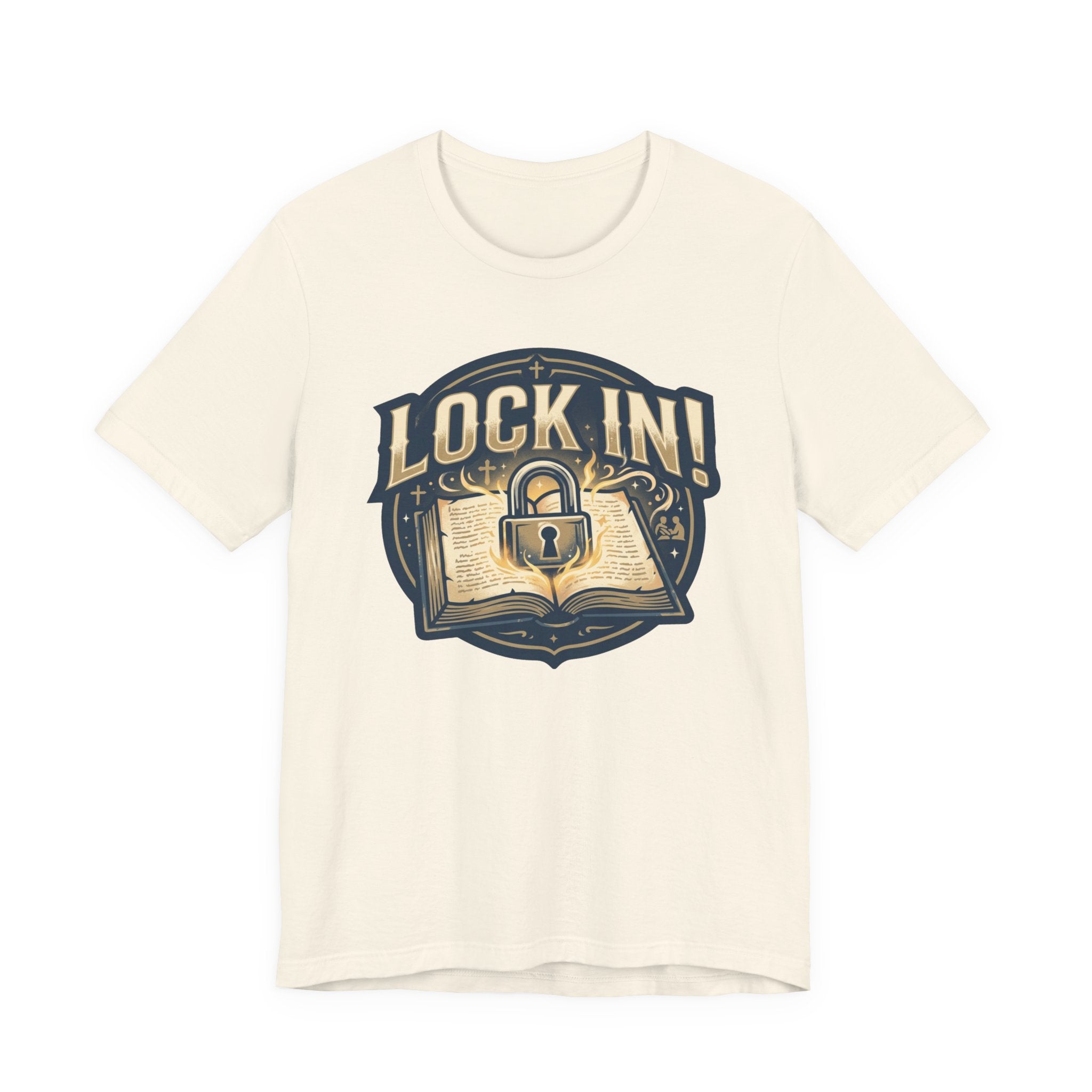 Lock In Bible Study T-Shirt | Christian Faith Tee | Motivational Scripture Shirt Unisex