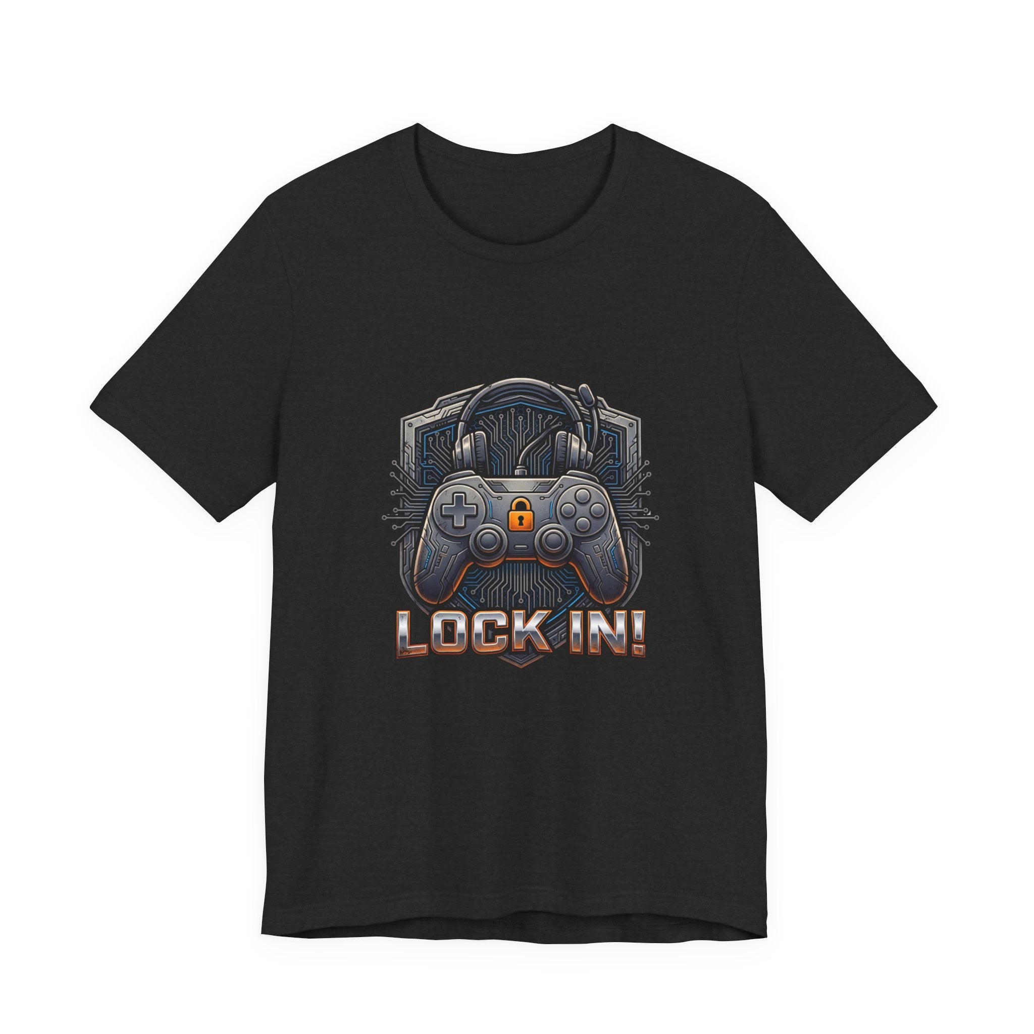 Lock In Life | Gamer Controller Tee | Gaming Graphic T-Shirt | Unisex Bella Canvas Tee