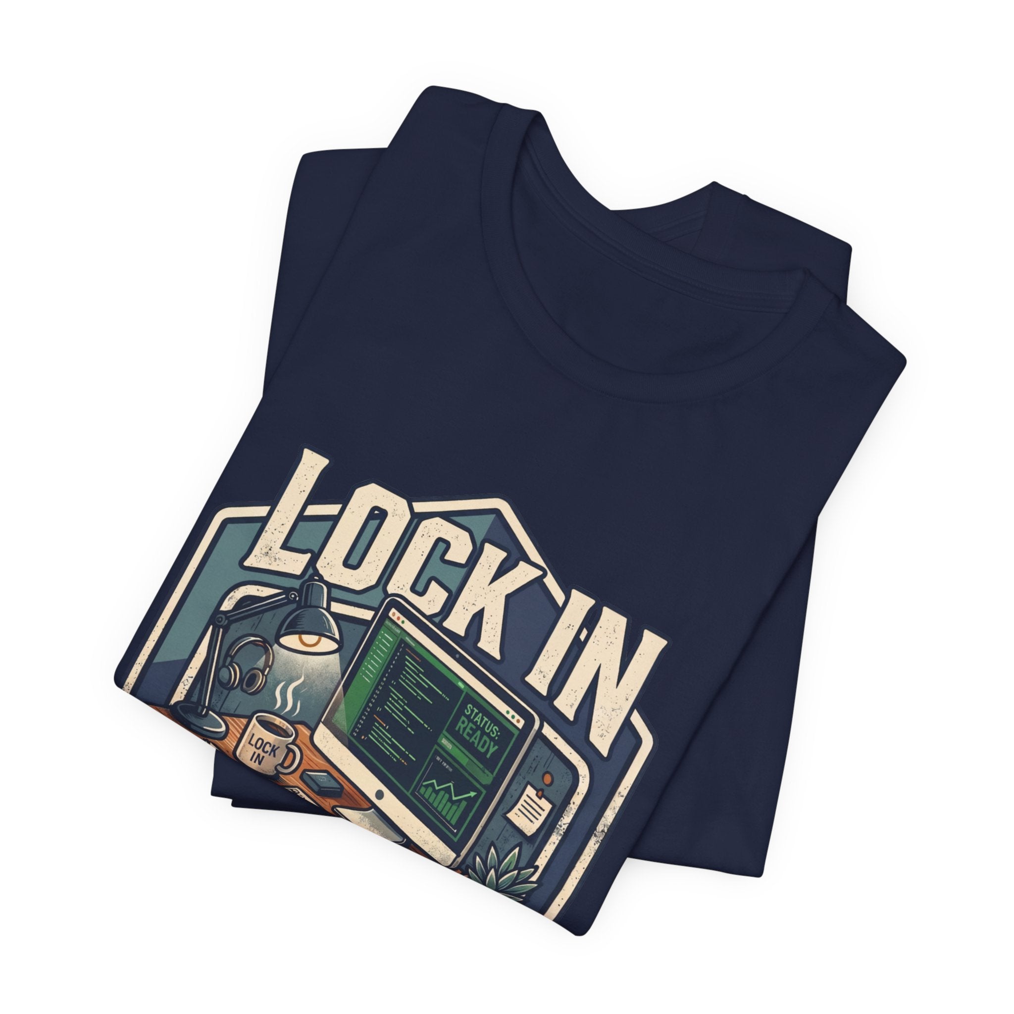 Work Flow T-Shirt | Start Your Day T-Shirt | Hustle T-Shirt | Lock In Status Ready Unisex Heavy Cotton Graphic Tee