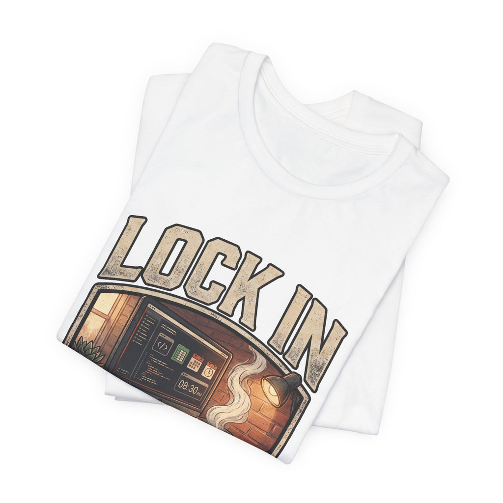 Work Flow T-Shirt | Start Your Day T-Shirt | Hustle T-Shirt | Lock In Unisex Heavy Cotton Graphic Tee