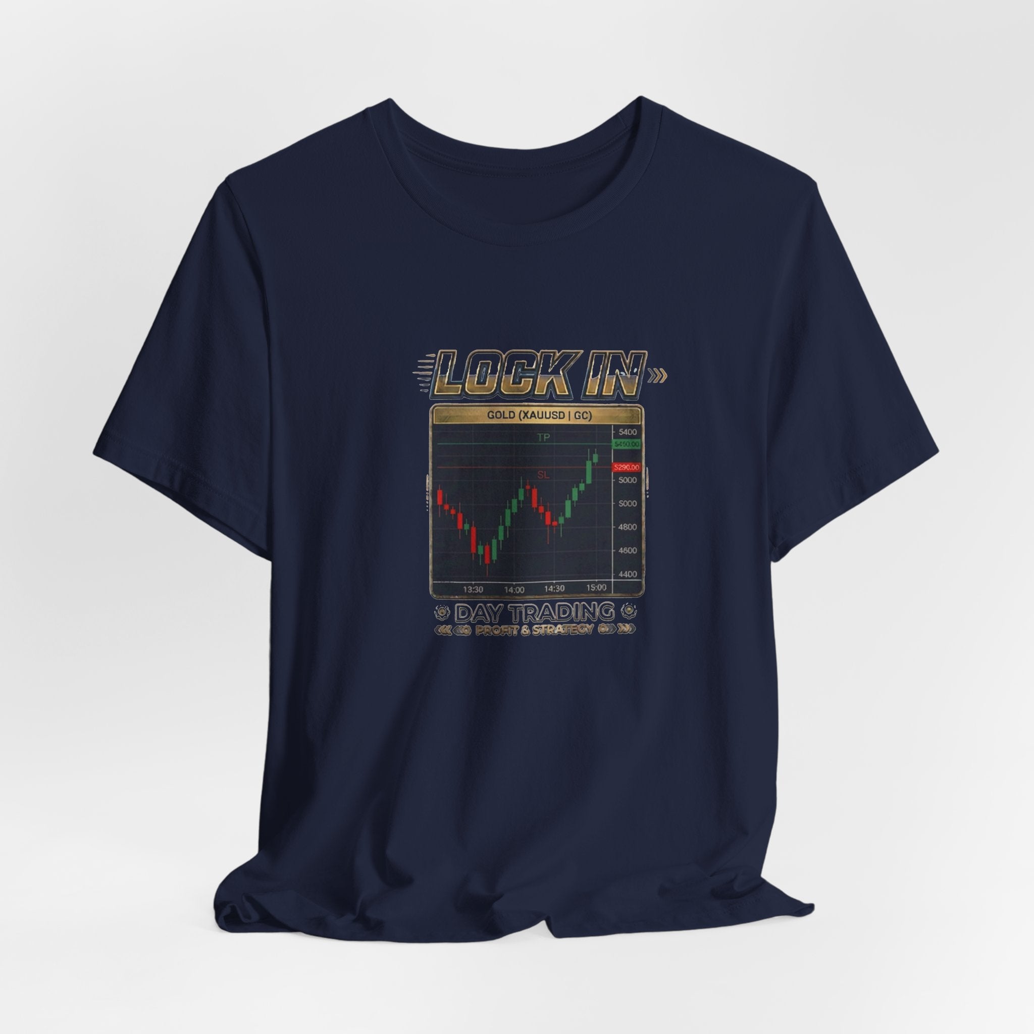 Day Trading T-Shirt | Profit and Strategy | Gold XAUUSD Trader Tee | Unisex Gift