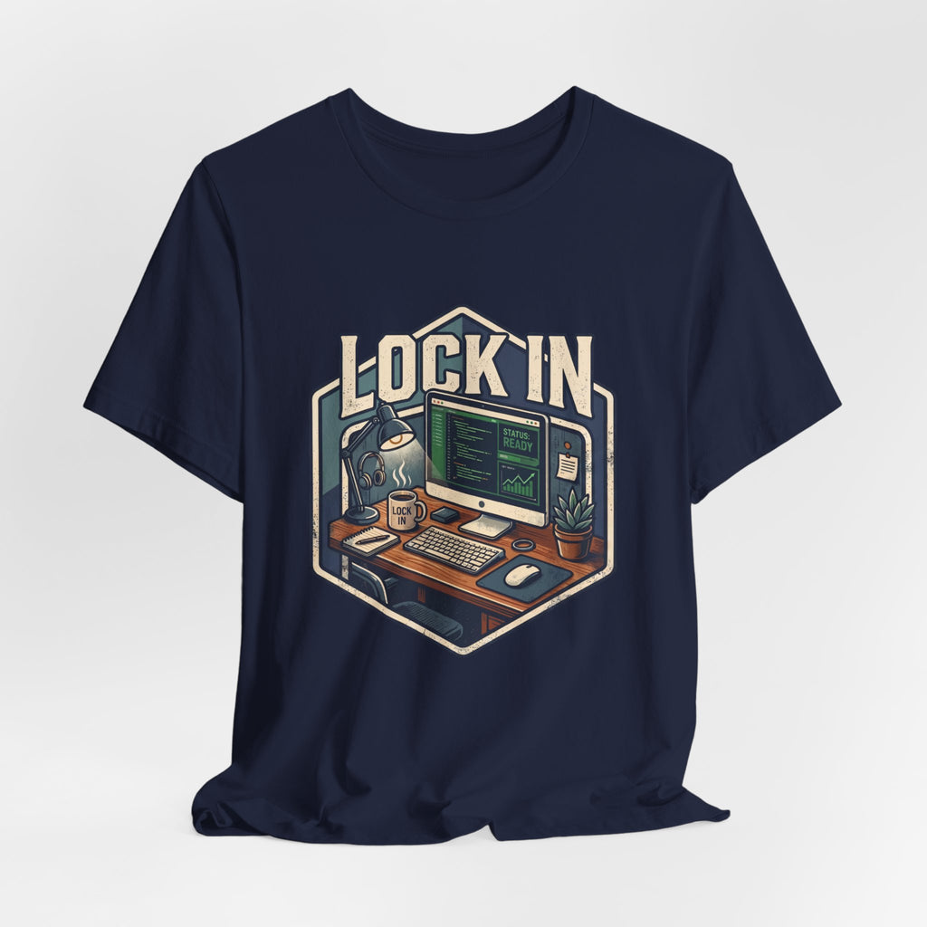 Work Flow T-Shirt | Start Your Day T-Shirt | Hustle T-Shirt | Lock In Status Ready Unisex Heavy Cotton Graphic Tee