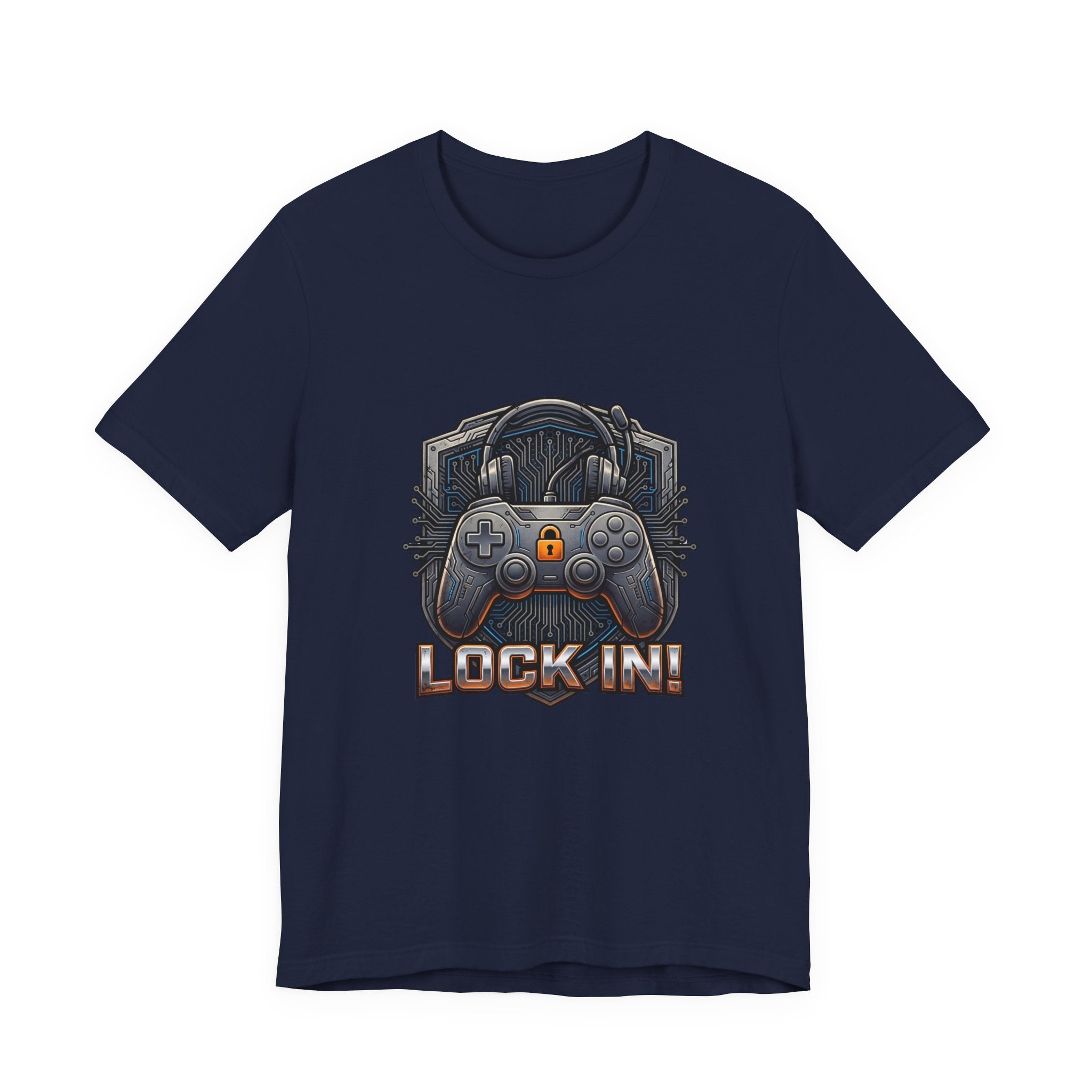 Lock In Life | Gamer Controller Tee | Gaming Graphic T-Shirt | Unisex Bella Canvas Tee