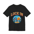 Lock In Beach Tennis T-Shirt | Collegiate Graphic Tee | Unisex Heavy Cotton | Pickleball Padel Gift