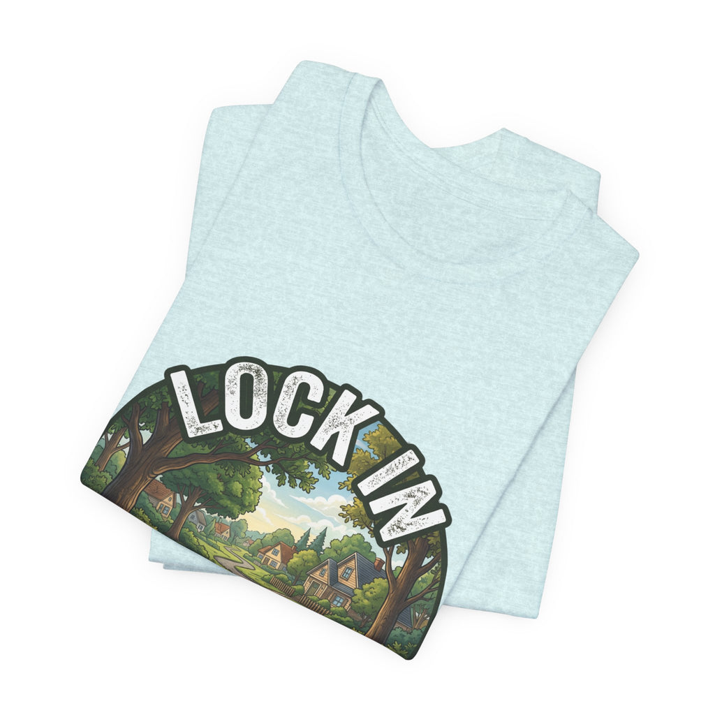 Walking Trail T-Shirt | Nature Path Tee | Outdoor Hiking Shirt | Lock In Life | Unisex Heavy Cotton Graphic Tee