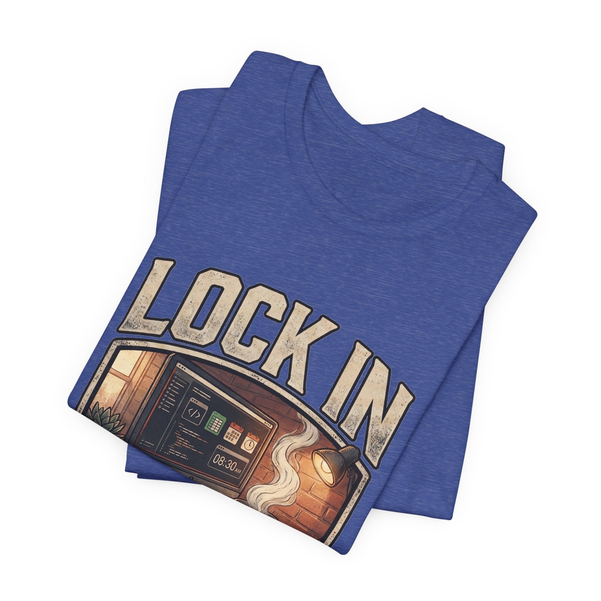 Work Flow T-Shirt | Start Your Day T-Shirt | Hustle T-Shirt | Lock In Unisex Heavy Cotton Graphic Tee