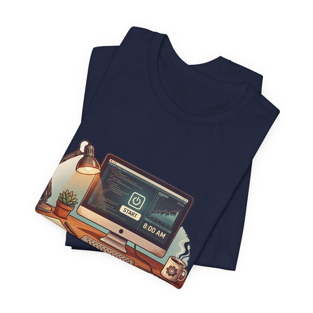 Work Flow T-Shirt | Start Your Day T-Shirt | Hustle T-Shirt | Lock In Circuit Board Unisex Heavy Cotton Graphic Tee