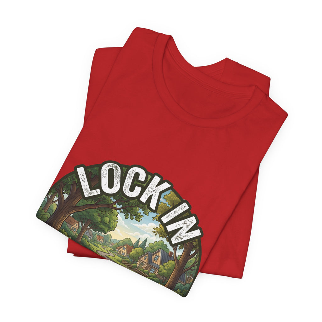 Walking Trail T-Shirt | Nature Path Tee | Outdoor Hiking Shirt | Lock In Life | Unisex Heavy Cotton Graphic Tee
