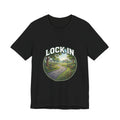Lock In Life | Neighborhood Park Walking Tee | Nature Walk Graphic T-Shirt | Outdoor Lifestyle Shirt | Unisex Bella Canvas Tee
