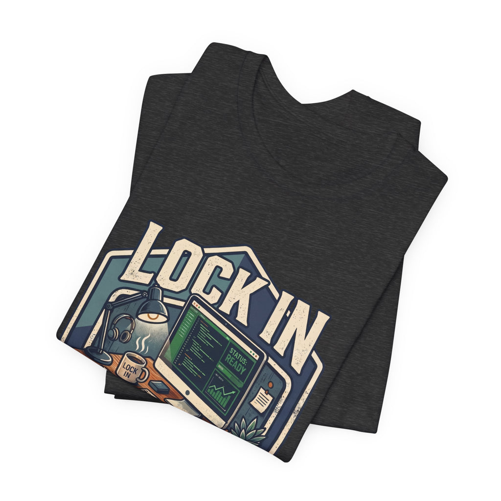 Work Flow T-Shirt | Start Your Day T-Shirt | Hustle T-Shirt | Lock In Status Ready Unisex Heavy Cotton Graphic Tee