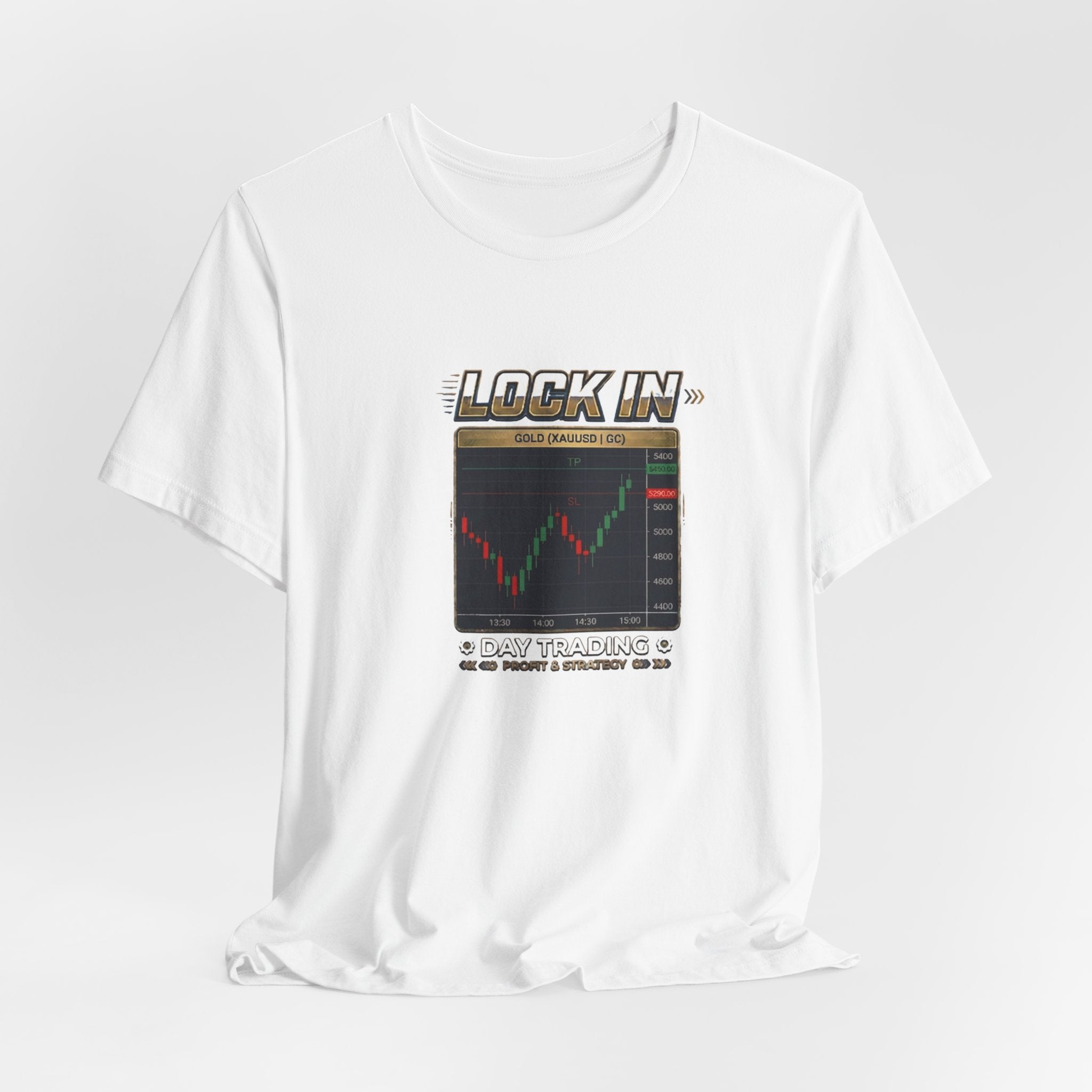 Day Trading T-Shirt | Profit and Strategy | Gold XAUUSD Trader Tee | Unisex Gift