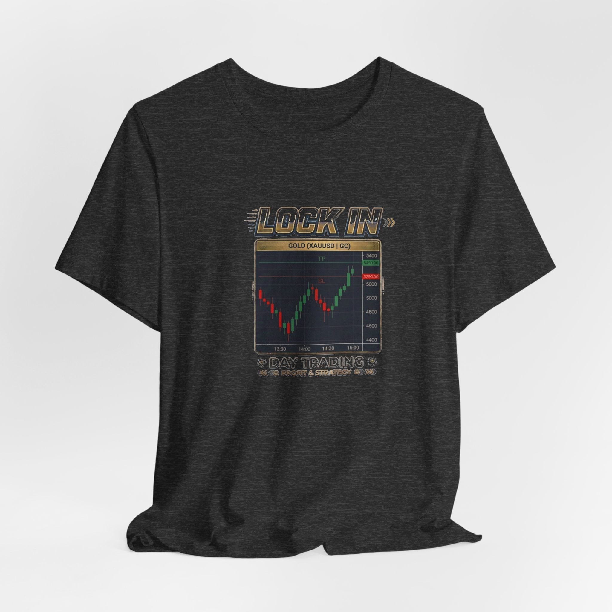 Day Trading T-Shirt | Profit and Strategy | Gold XAUUSD Trader Tee | Unisex Gift