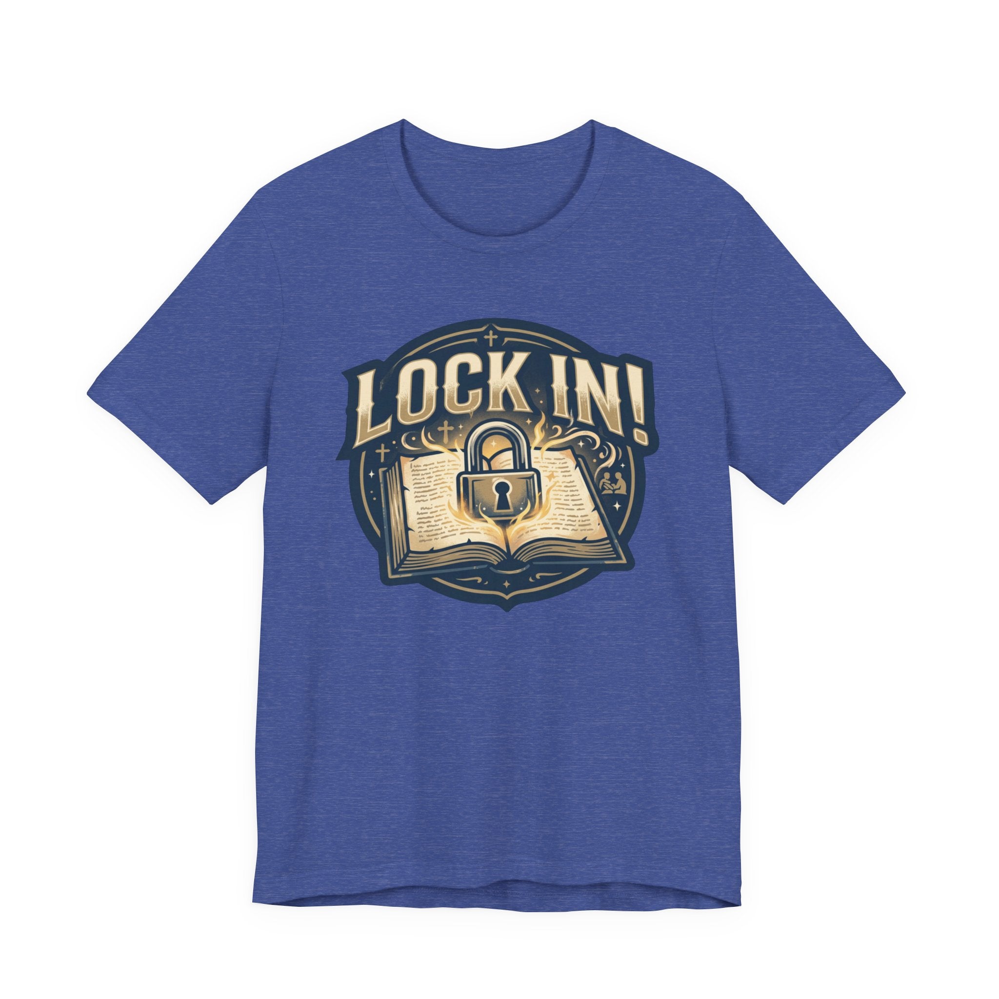 Lock In Bible Study T-Shirt | Christian Faith Tee | Motivational Scripture Shirt Unisex