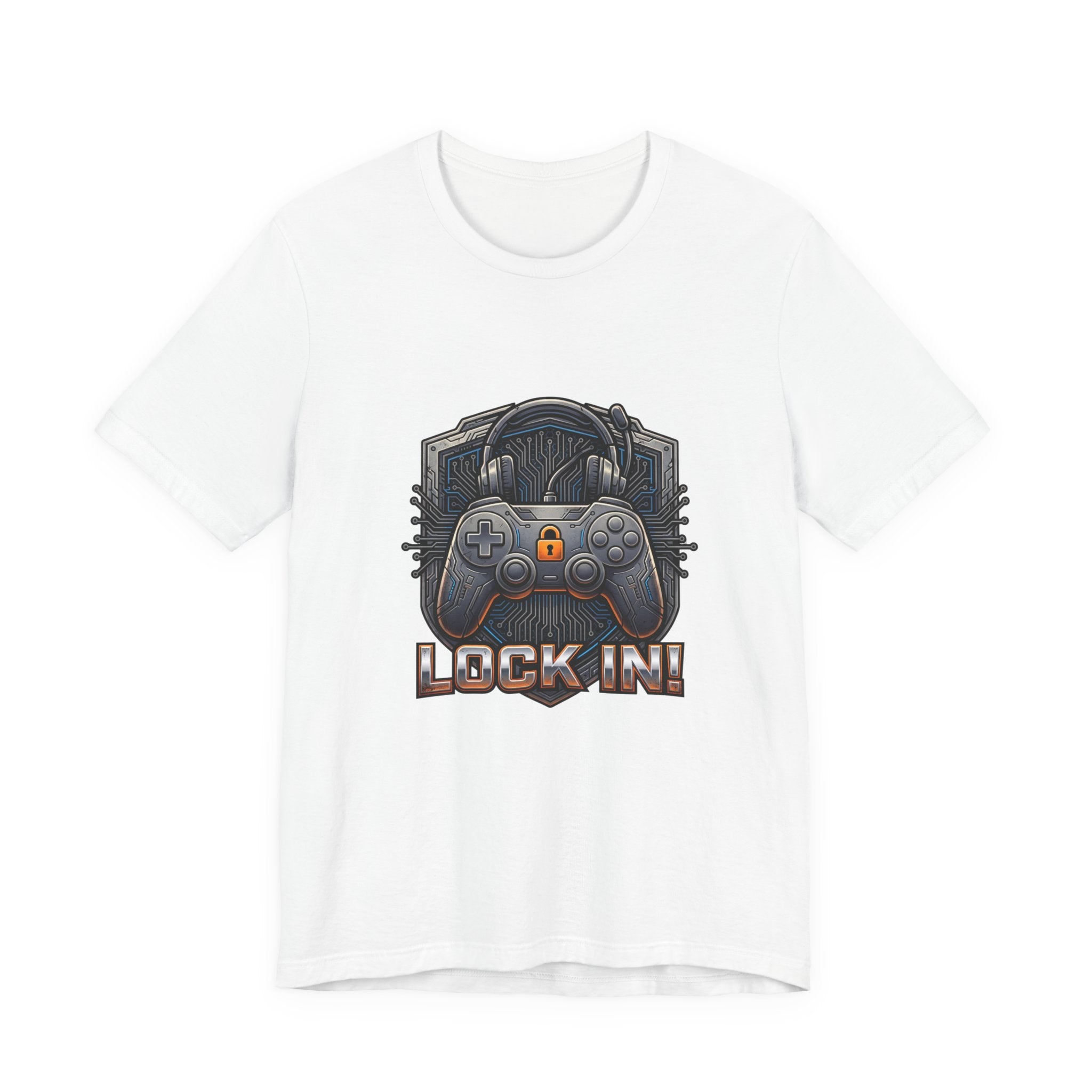 Lock In Life | Gamer Controller Tee | Gaming Graphic T-Shirt | Unisex Bella Canvas Tee
