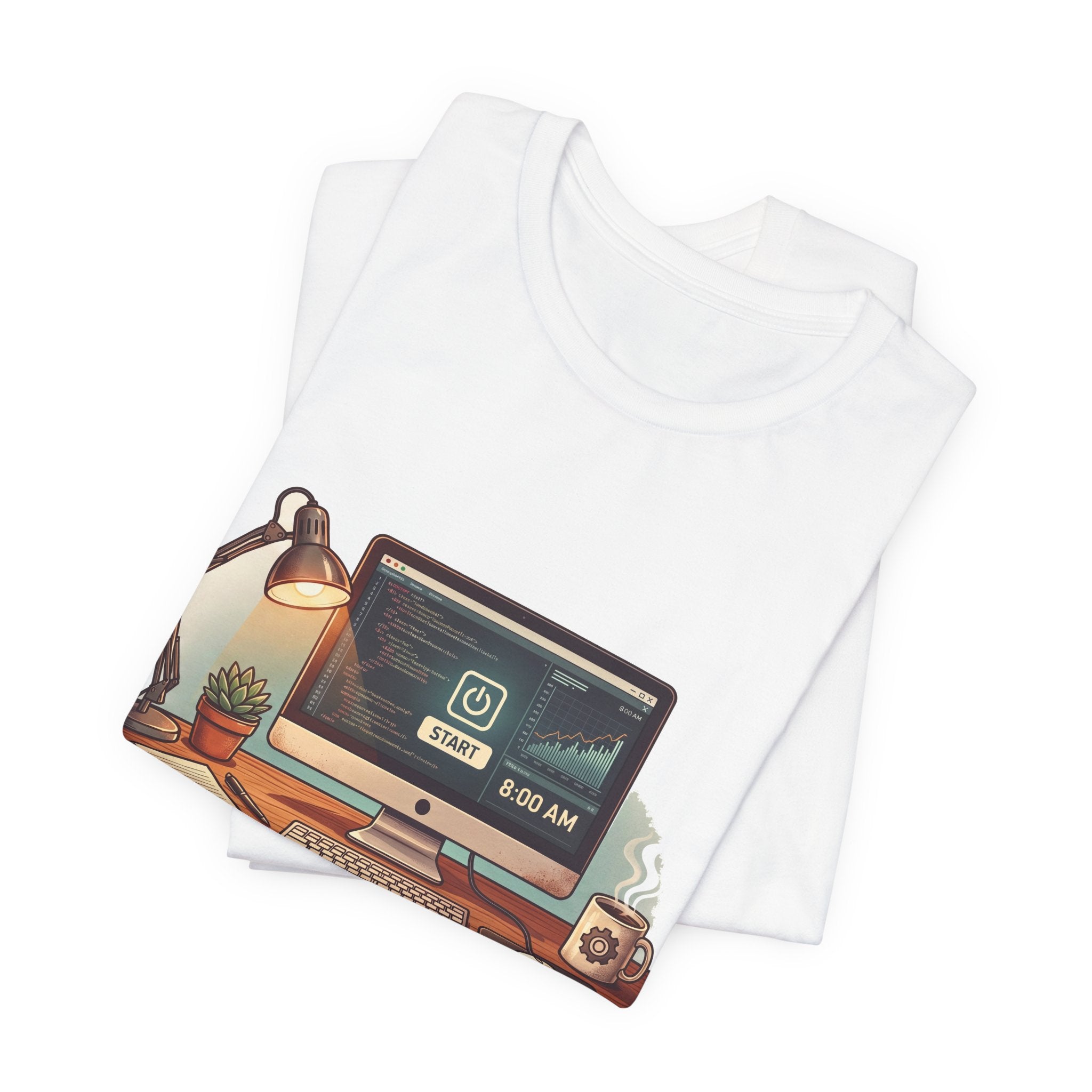 Work Flow T-Shirt | Start Your Day T-Shirt | Hustle T-Shirt | Lock In Circuit Board Unisex Heavy Cotton Graphic Tee