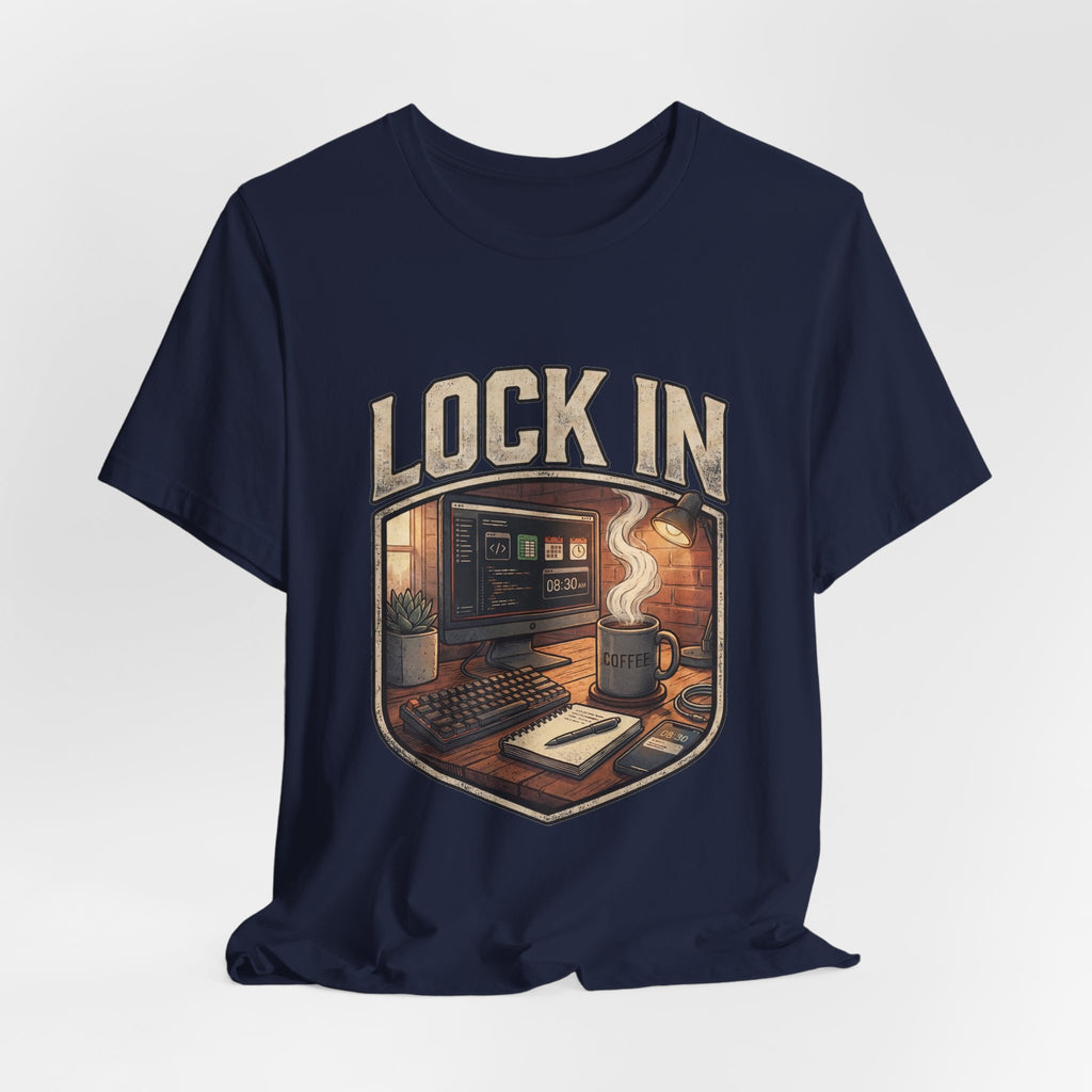 Work Flow T-Shirt | Start Your Day T-Shirt | Hustle T-Shirt | Lock In Unisex Heavy Cotton Graphic Tee