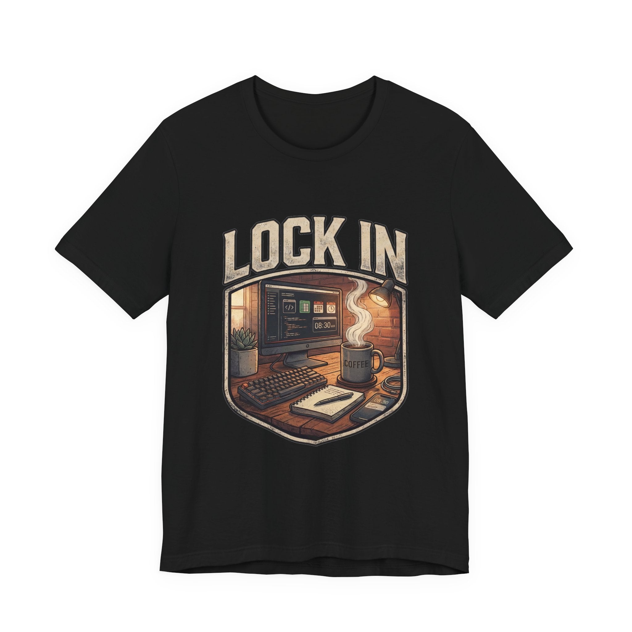 Work Flow T-Shirt | Start Your Day T-Shirt | Hustle T-Shirt | Lock In Unisex Heavy Cotton Graphic Tee