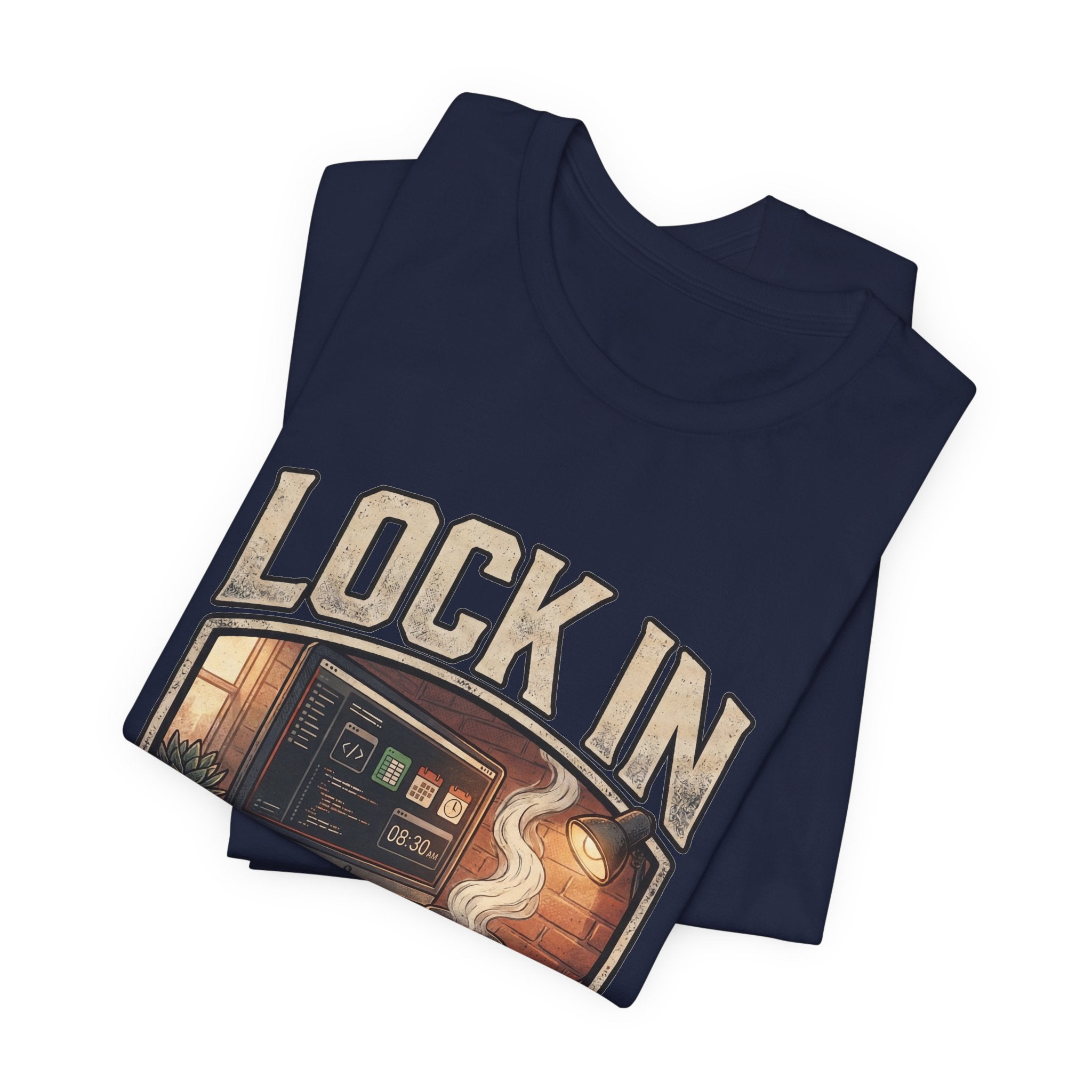 Work Flow T-Shirt | Start Your Day T-Shirt | Hustle T-Shirt | Lock In Unisex Heavy Cotton Graphic Tee