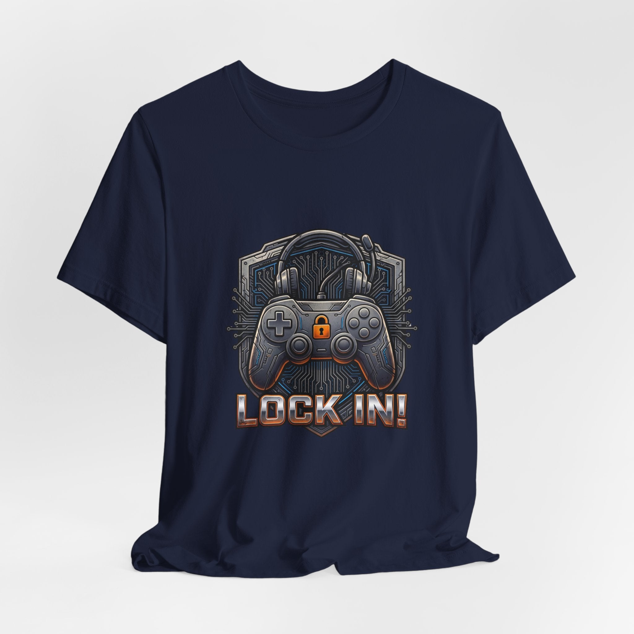 Lock In Life | Gamer Controller Tee | Gaming Graphic T-Shirt | Unisex Bella Canvas Tee