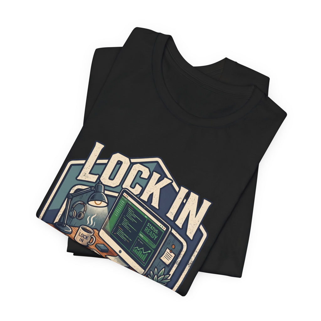 Work Flow T-Shirt | Start Your Day T-Shirt | Hustle T-Shirt | Lock In Status Ready Unisex Heavy Cotton Graphic Tee