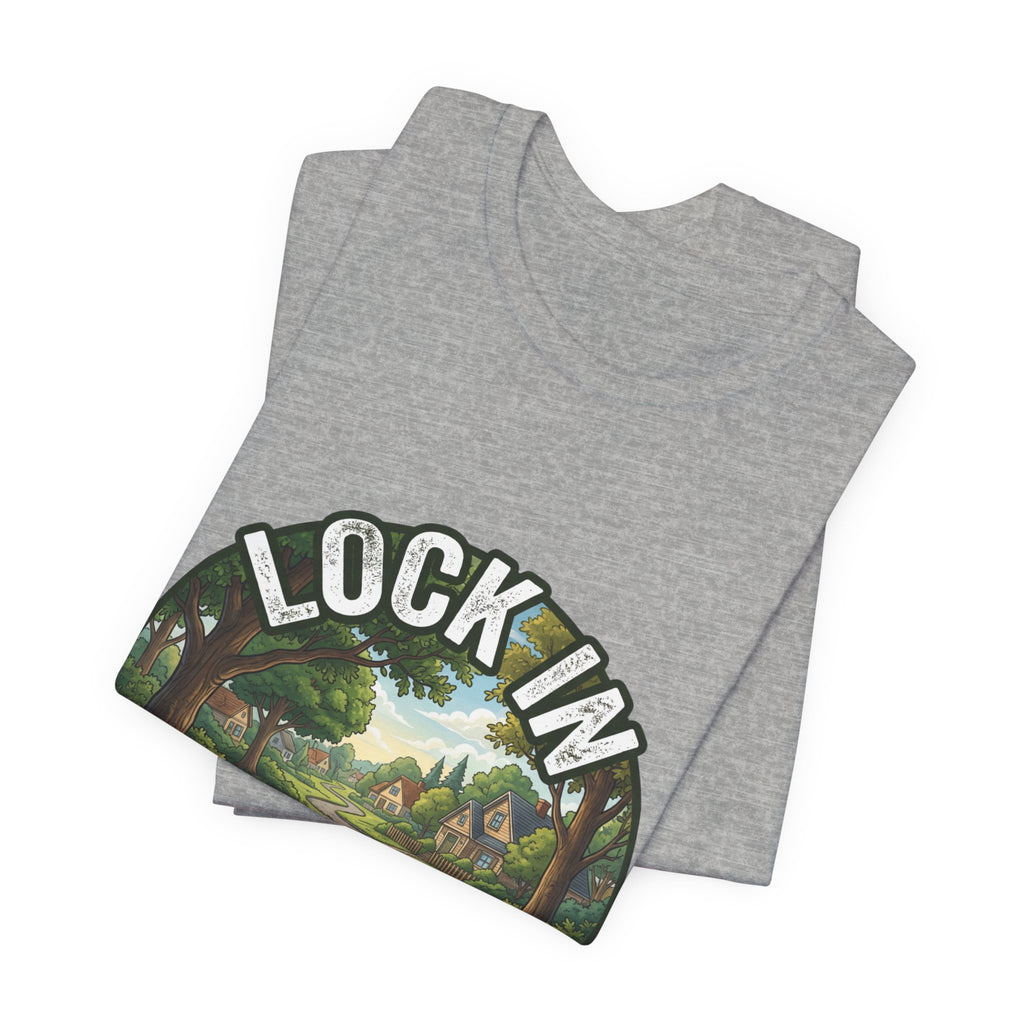 Walking Trail T-Shirt | Nature Path Tee | Outdoor Hiking Shirt | Lock In Life | Unisex Heavy Cotton Graphic Tee