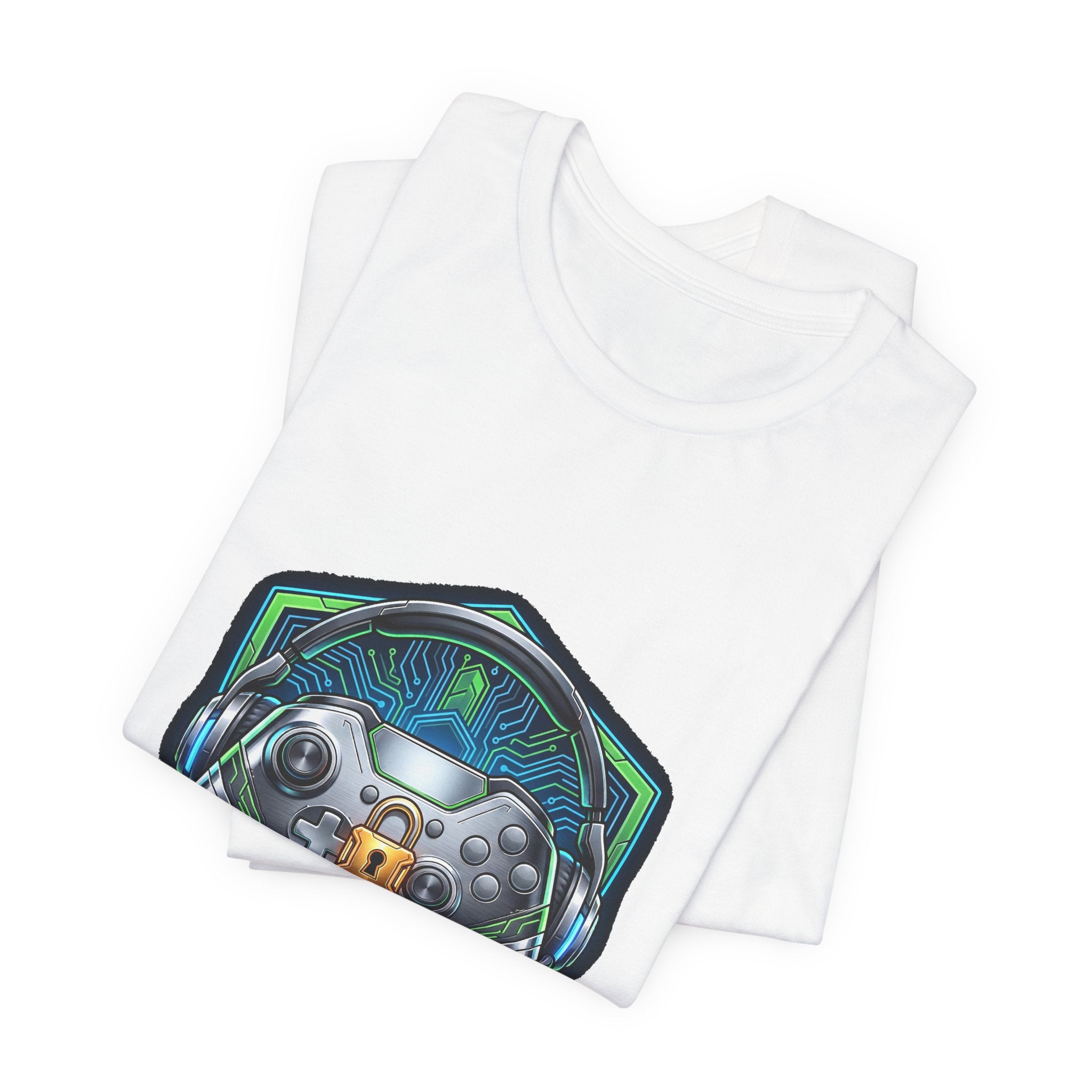 Lock In Life | Cyberpunk Gaming Tee | Gamer Controller Shirt | Unisex Bella Canvas T-Shirt