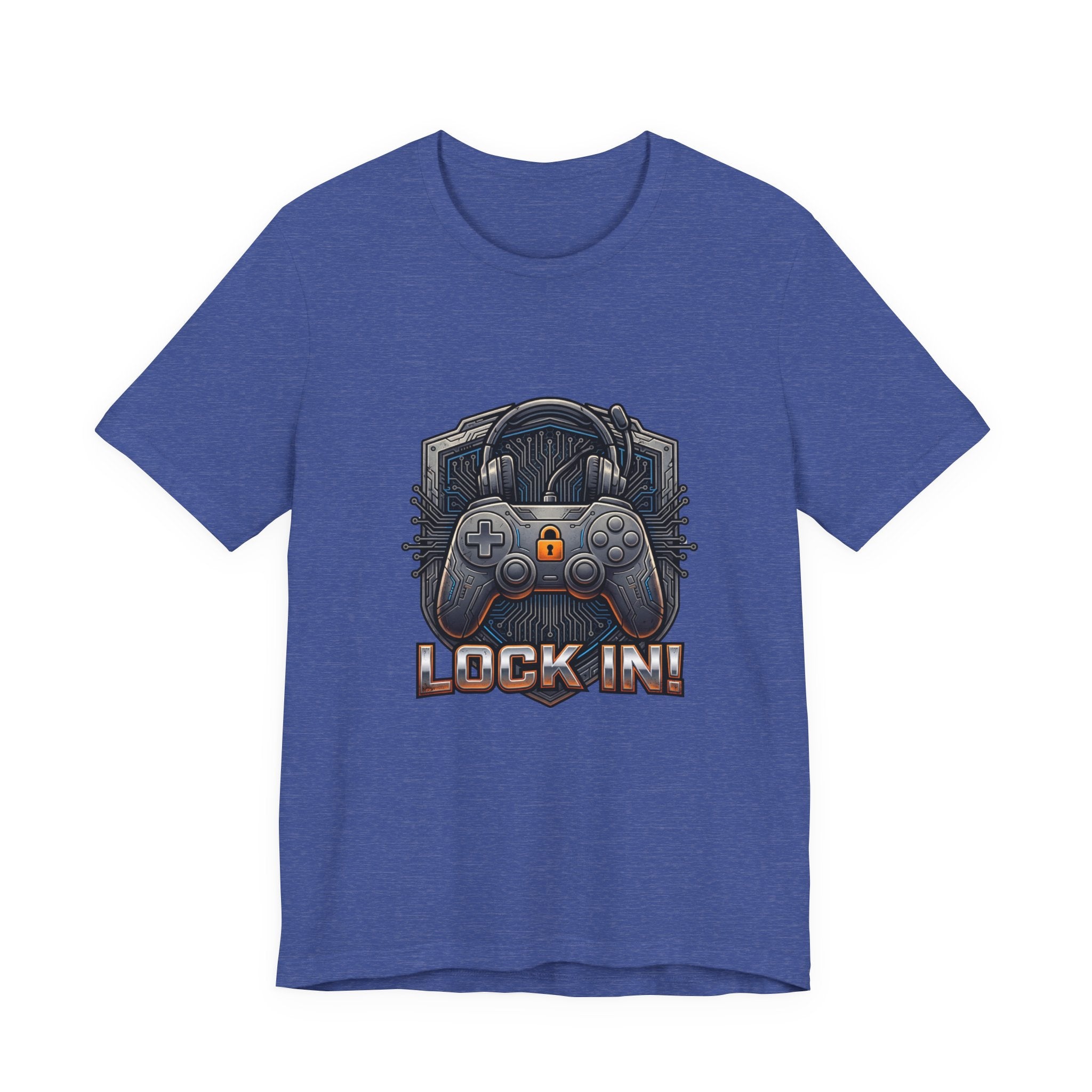 Lock In Life | Gamer Controller Tee | Gaming Graphic T-Shirt | Unisex Bella Canvas Tee