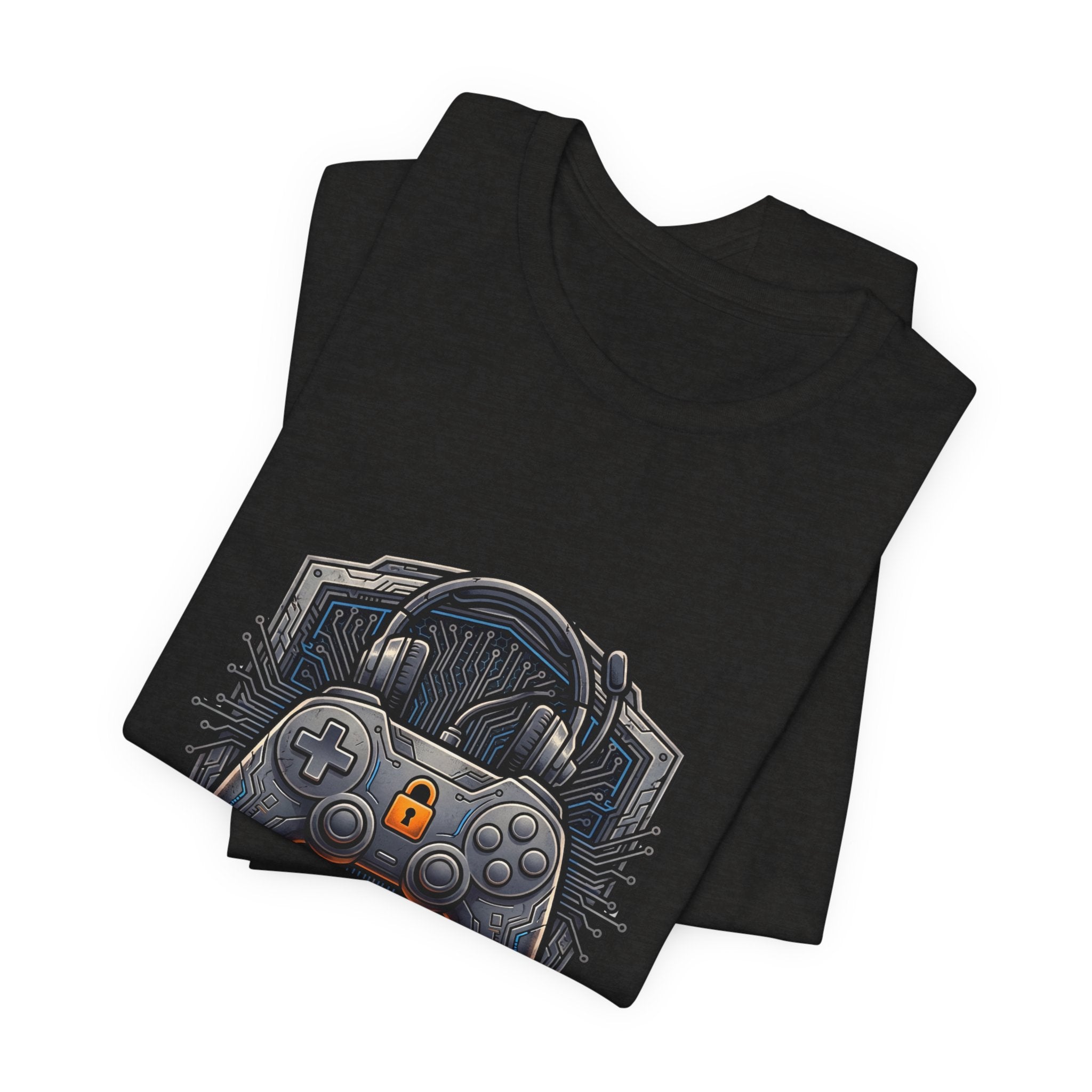 Lock In Life | Gamer Controller Tee | Gaming Graphic T-Shirt | Unisex Bella Canvas Tee
