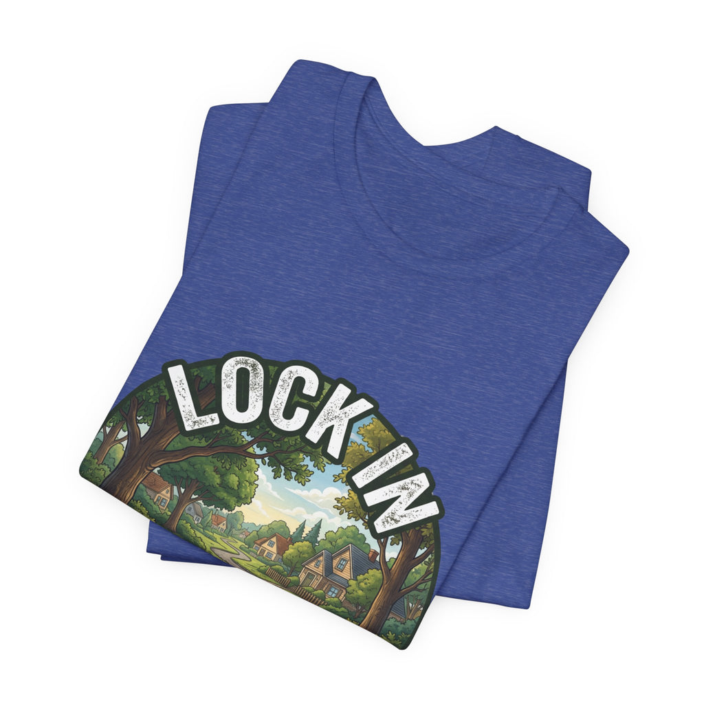 Walking Trail T-Shirt | Nature Path Tee | Outdoor Hiking Shirt | Lock In Life | Unisex Heavy Cotton Graphic Tee