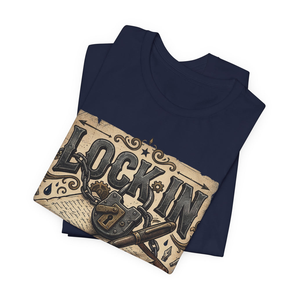 Vintage Journal T-Shirt | Book Lover Tee | Writer Shirt | Lock In Life | Unisex Heavy Cotton Graphic Tee