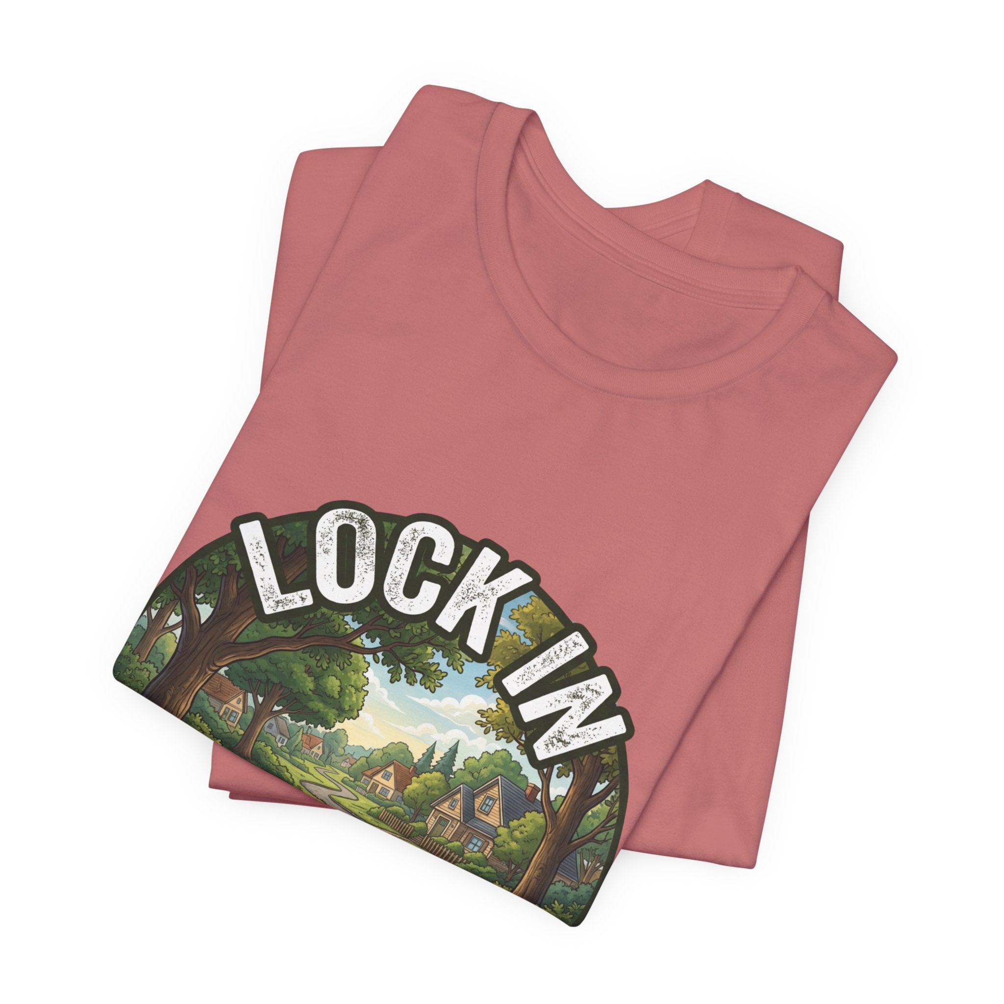 Walking Trail T-Shirt | Nature Path Tee | Outdoor Hiking Shirt | Lock In Life | Unisex Heavy Cotton Graphic Tee