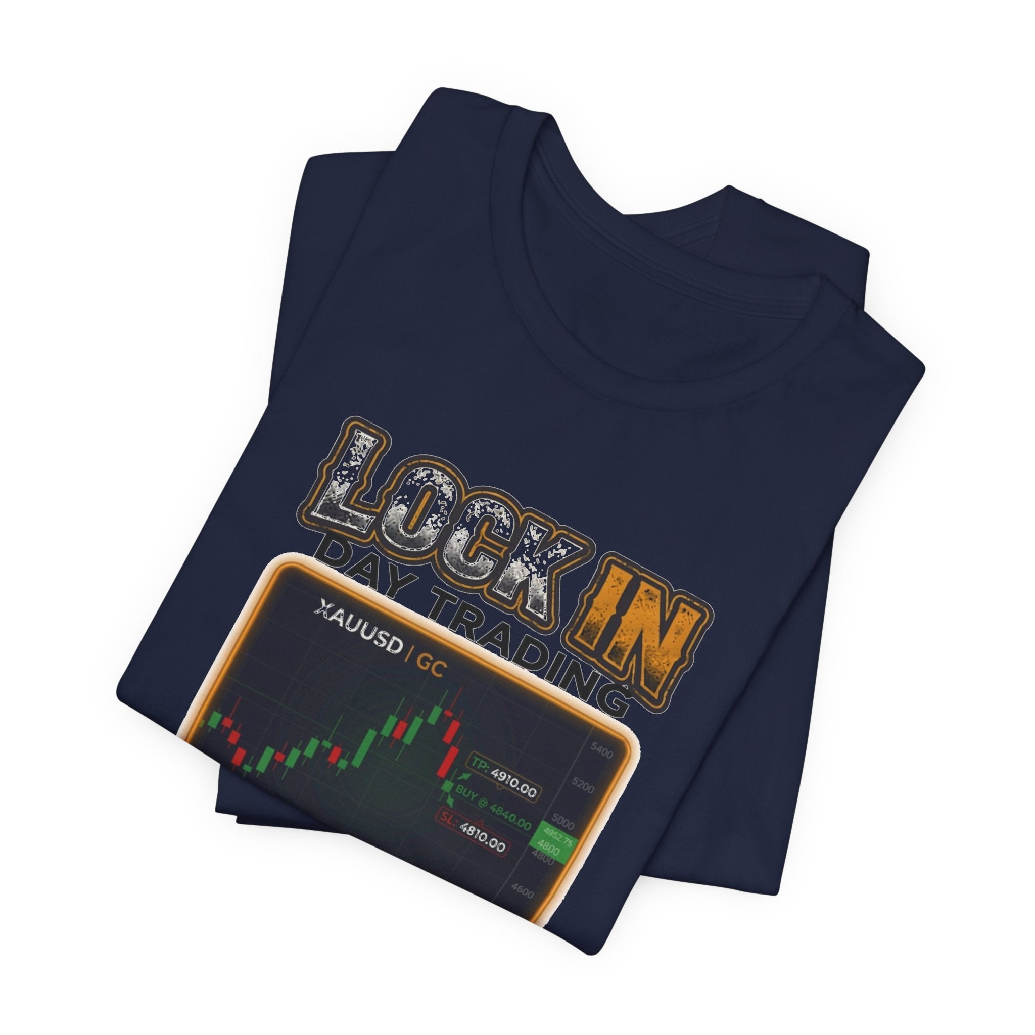 Day Trading T-Shirt | XAUUSD GC Gold Futures 15m Chart | Trader Tee | Unisex Gift