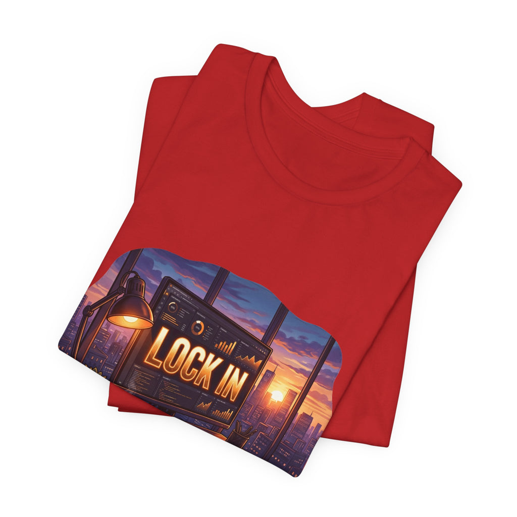 Work Flow T-Shirt | Start Your Day T-Shirt | Hustle T-Shirt | Lock In City Dawn Unisex Heavy Cotton Graphic Tee