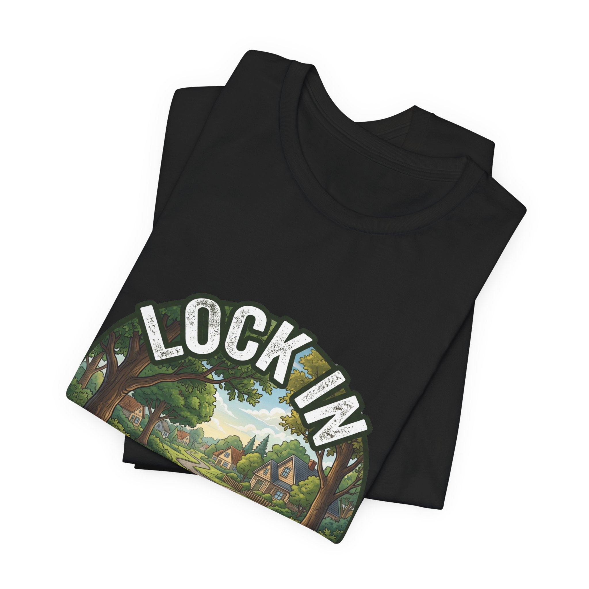Walking Trail T-Shirt | Nature Path Tee | Outdoor Hiking Shirt | Lock In Life | Unisex Heavy Cotton Graphic Tee
