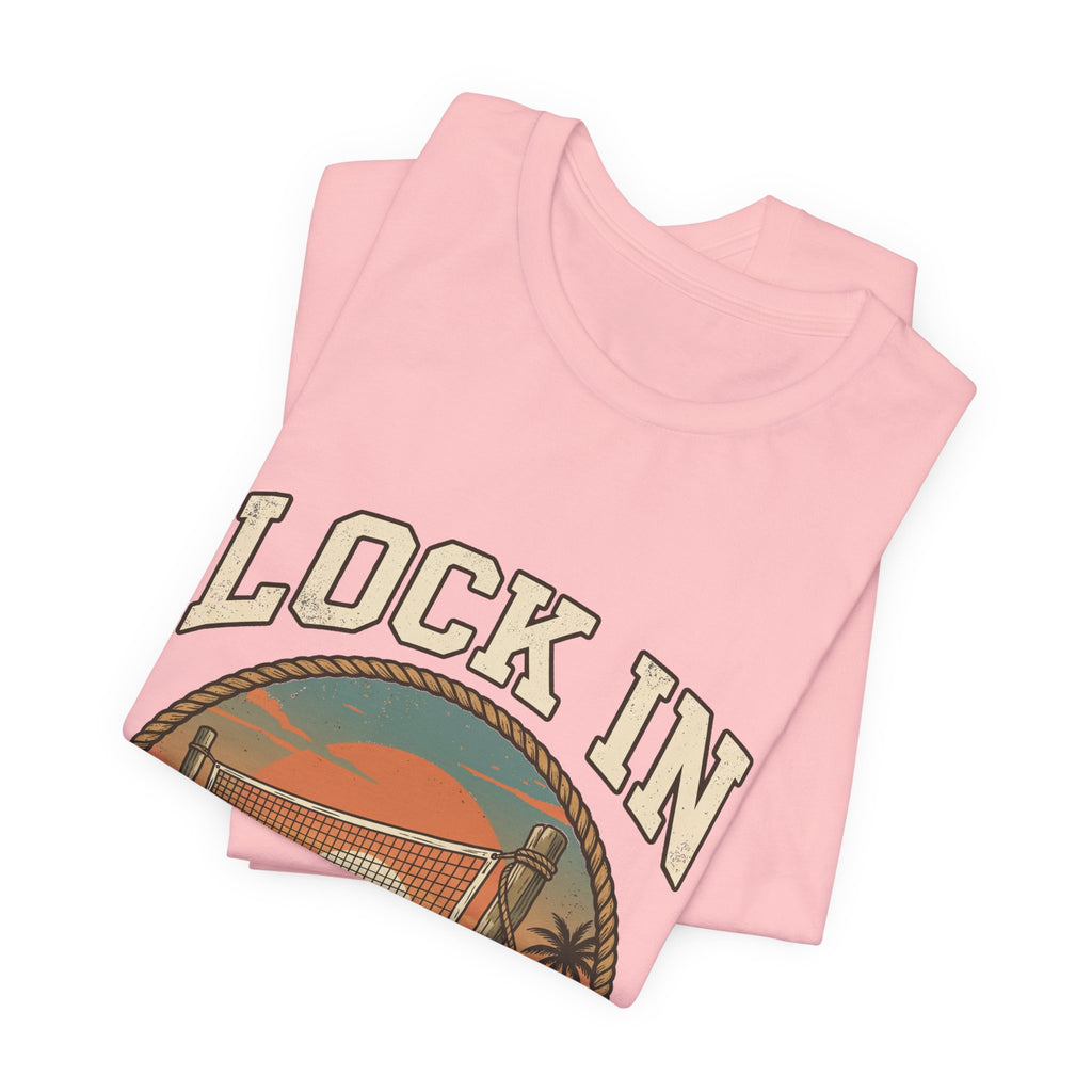Beach Tennis T-Shirt | Vintage Rope Circle | Lock In | Unisex Paddle Tee