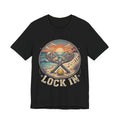 Beach Tennis T-Shirt | Vintage Sunset Paddle Tee | Unisex Heavy Cotton