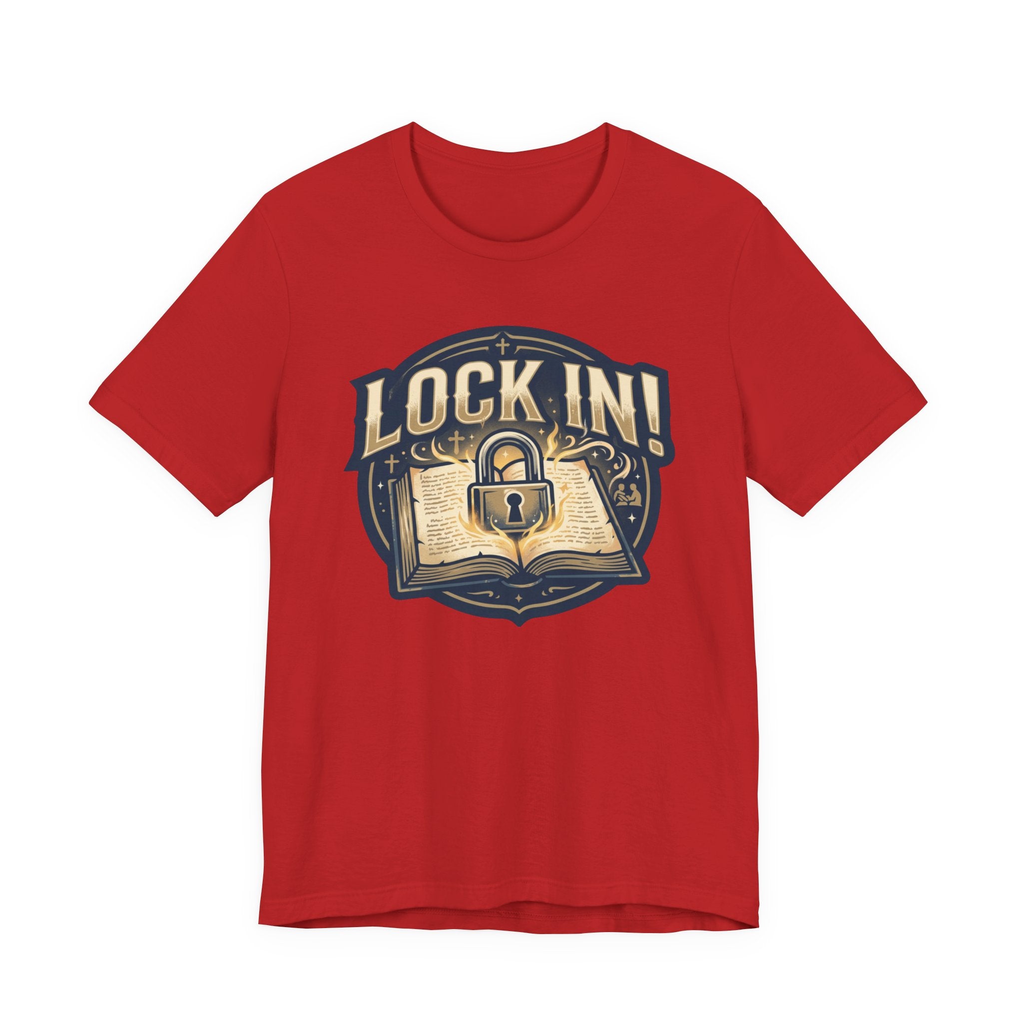 Lock In Bible Study T-Shirt | Christian Faith Tee | Motivational Scripture Shirt Unisex