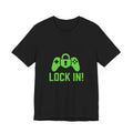 Lock In Life | Green Gaming Controller Tee | Gamer Gift Shirt | Unisex Bella Canvas T-Shirt